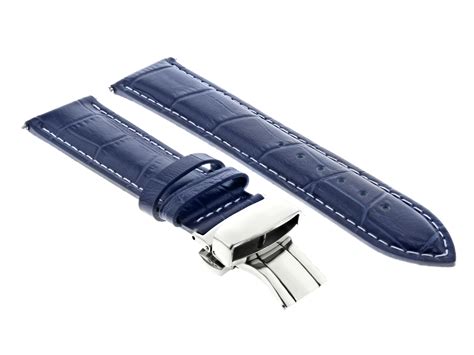 breitling band blauw leder|Watch Straps Online .